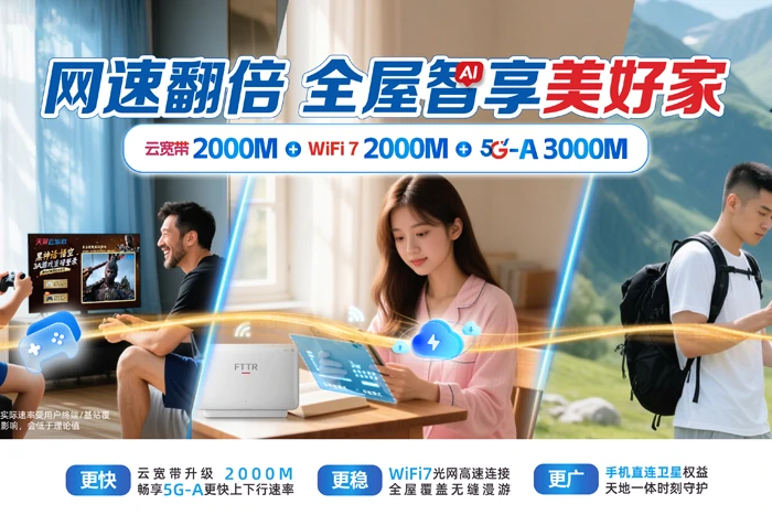 无棣县海丰街道电信宽带套餐展示图